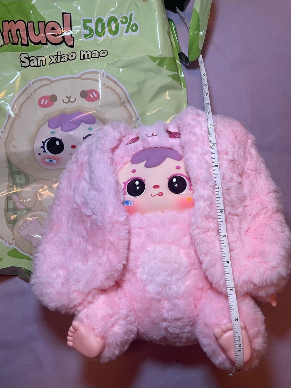 Authentic 500% Samuel Raspberry Rabbit Blind Box Plush Perfect condition - Picture 3 of 6